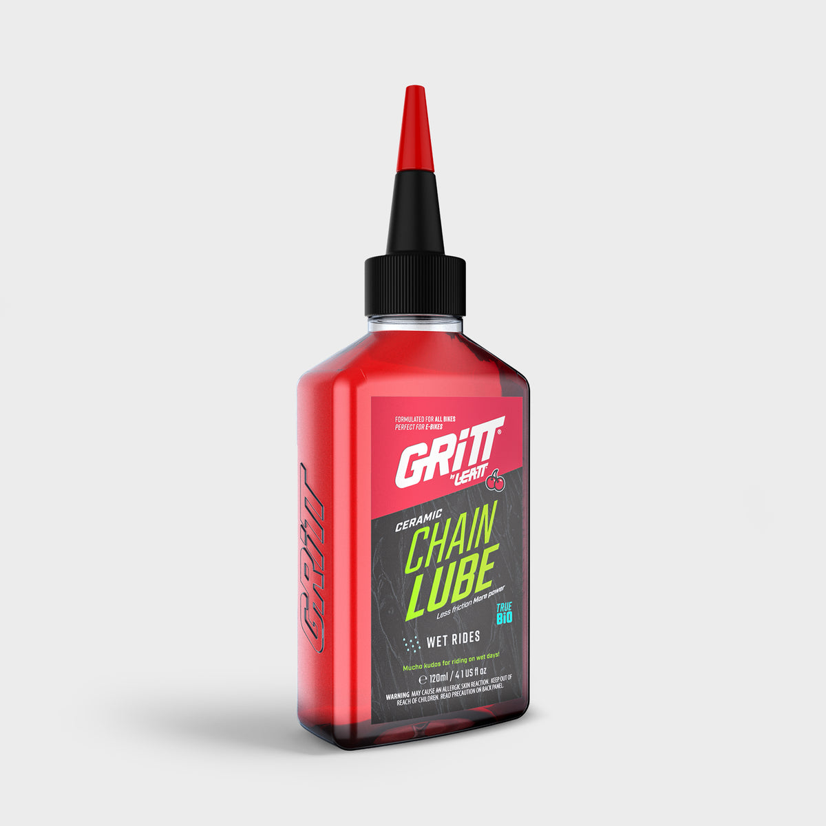 Chain Lube Ceramic True BiO - Wet Rides - 120ml / 4.1 fl oz